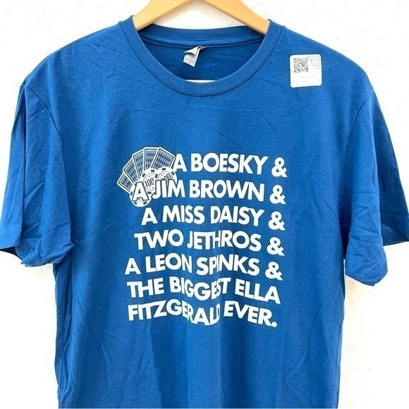 Ocean’s Eleven blue graphic t-shirt Sz M - Picture 1 of 8